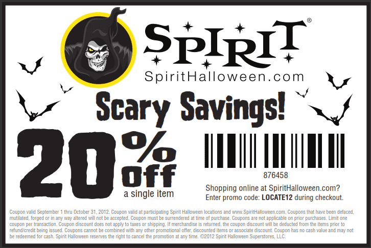 Spirit Halloween: Save 20% Off A Single Item - Hot Canada Deals Hot