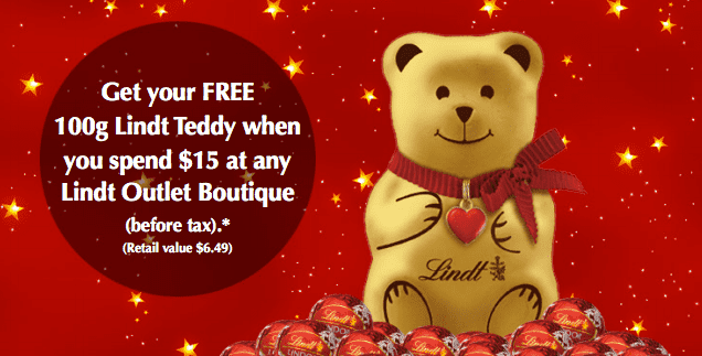 Screen Shot 2012 12 07 at 3.59.59 AM Lindt Outlet Boutique Coupon: Free Lindt Teddy When You Spend $15
