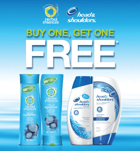 P&G Brandsaver.ca Coupons: Buy One Get One Free (Herbal Essences and