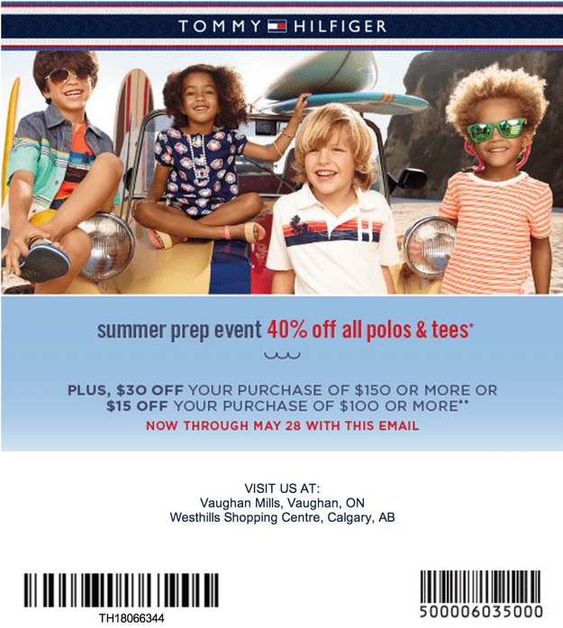 tommy hilfiger coupon in store 2019