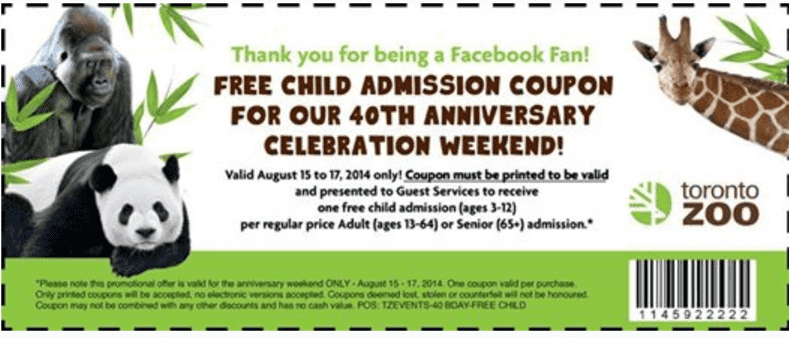 child admission gladys porter zoo