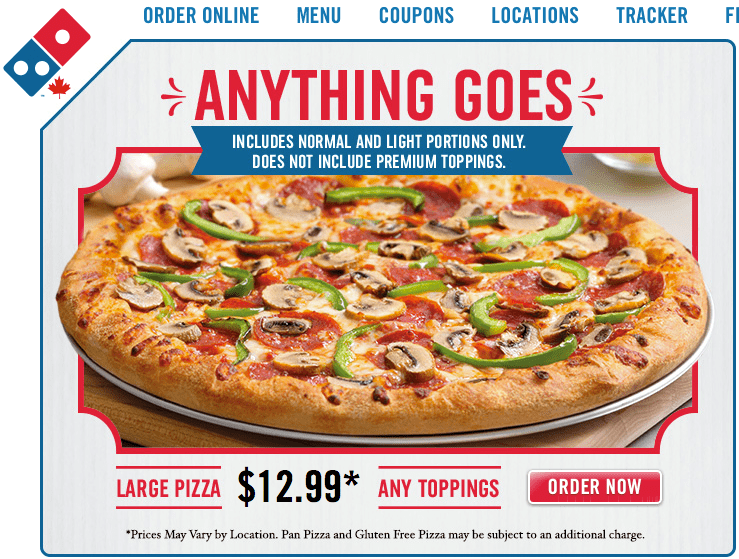 dominos pizza deals vouchers