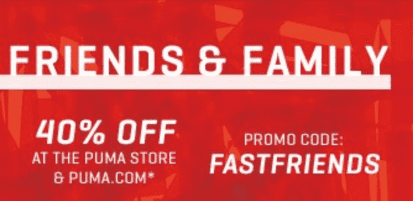 puma shop discount code