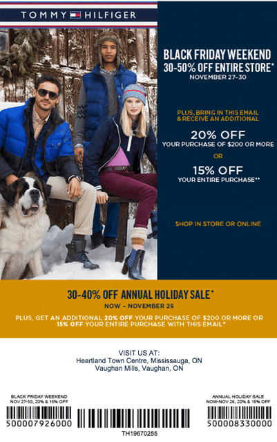 black friday tommy hilfiger coupon