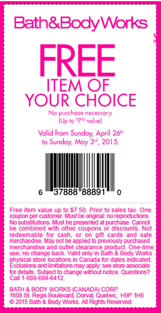 bath body works canada coupon