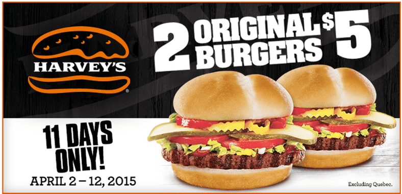 Harveys coupons quebec