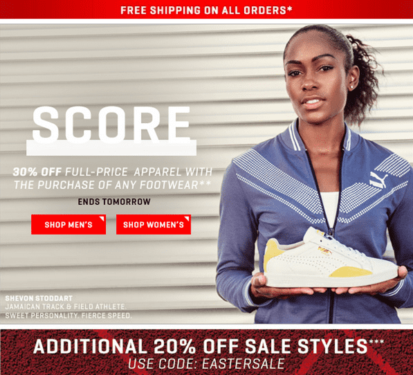 puma shop discount code