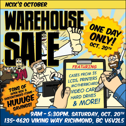 NCIX Warehouse Sale
