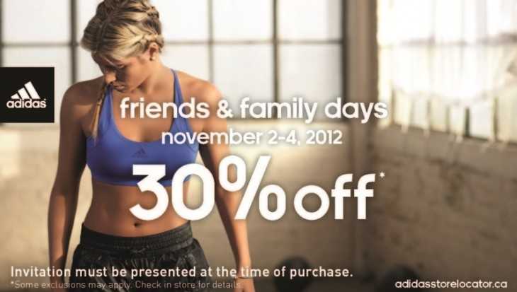 Adidas Friends and Family Sale