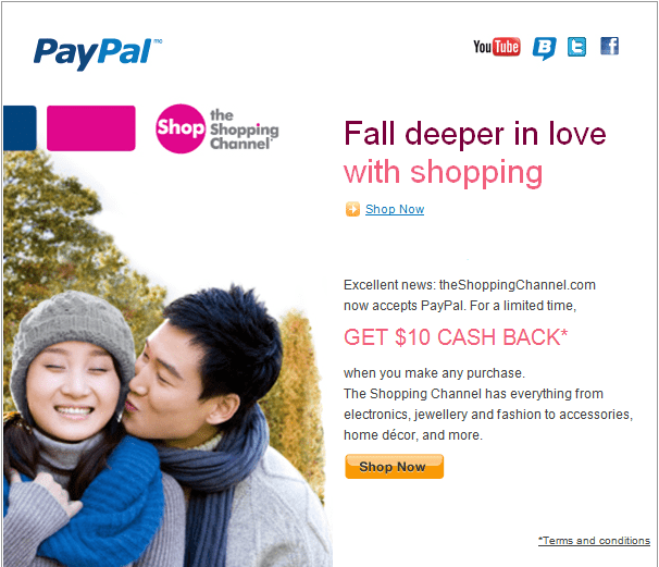 Paypal Shopping Channel