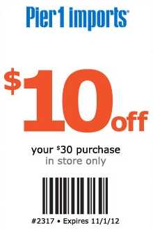 Pier 1 Imports coupon