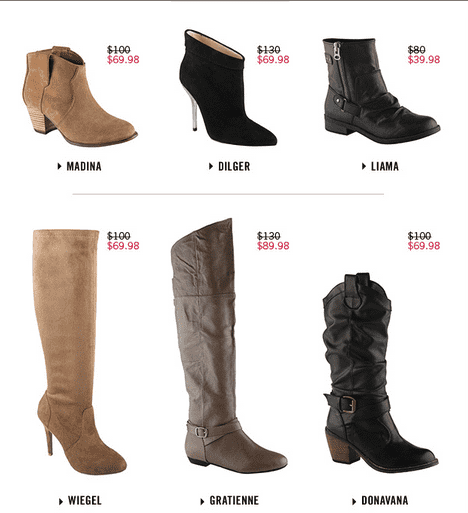 Aldo Canada: Sale on Boots up to 30 
