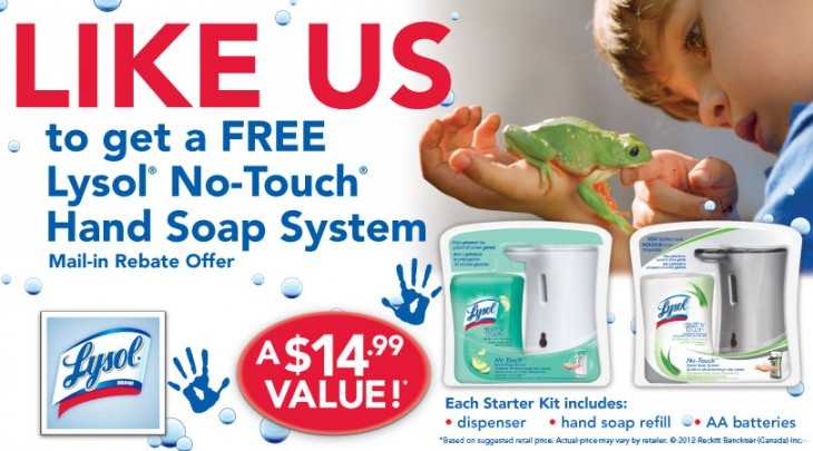 Lysol Free No Touch Hand Soap System Hot Canada Deals Hot Canada Deals