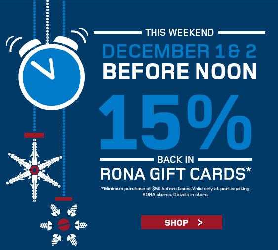 Rona Gift Cards