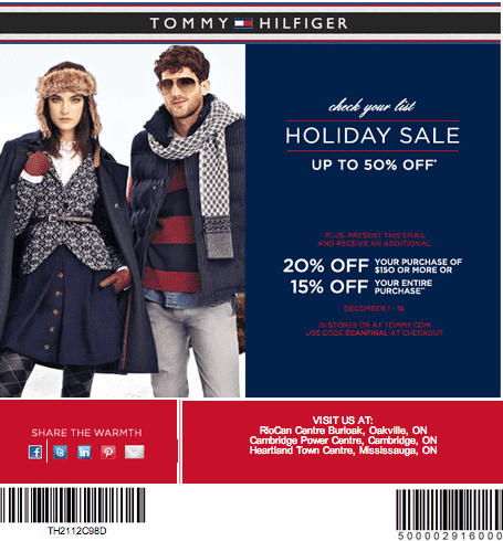 tommy coupon code