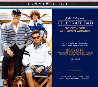 tommy hilfiger labor day sale