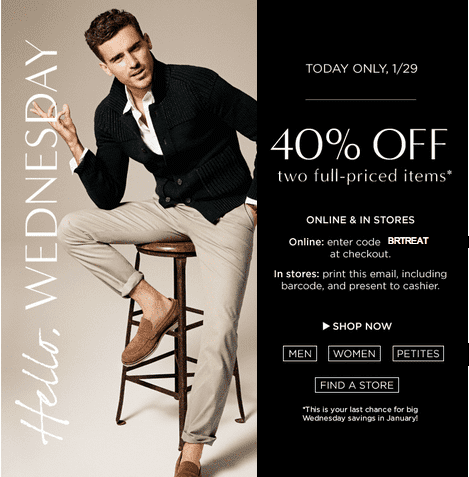 Banana Republic Today Offers: Get 35% Off Your Purchase, Online - Hot ...