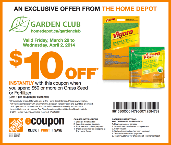 The Home Depot Garden Club Coupon Get 10 Off Instantly On Your
