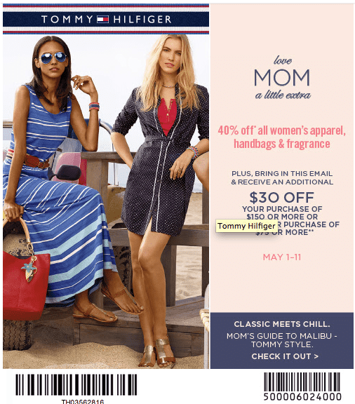 Tommy Hilfiger Canada Mother's Day Gifts: Get 40% OFF All Women's ...