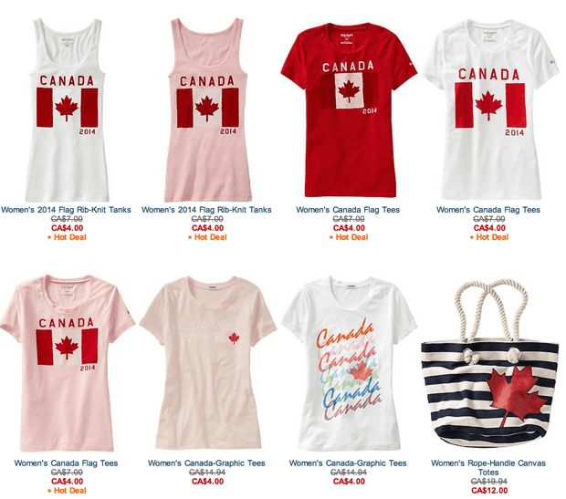 Old Navy Canada Day Deals Sale Get Flag Tees For The Family For