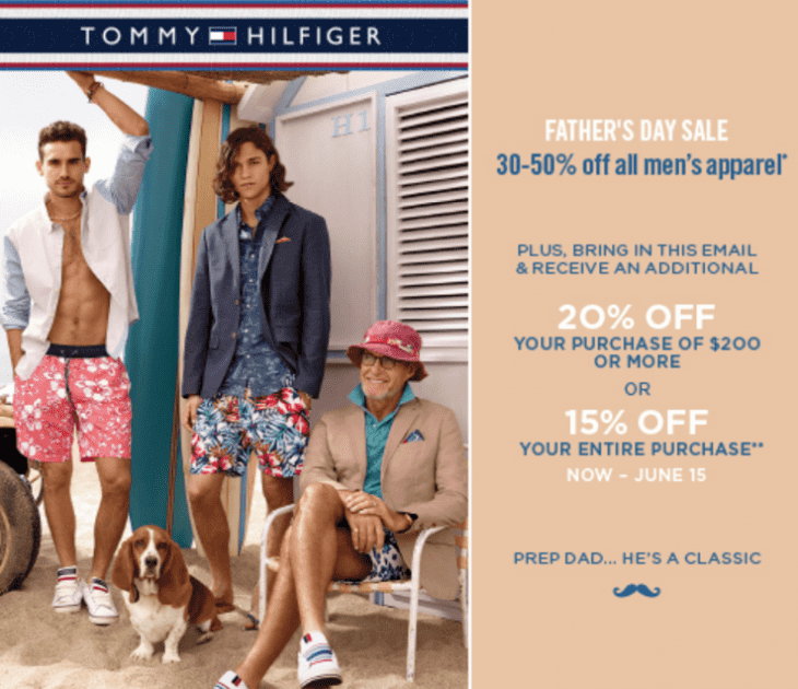 Tommy Hilfiger Canada Father’s Day Sale: 30% - 50% OFF All Men’s ...