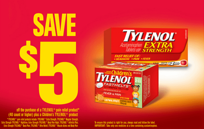 Tylenol Canada Printable Coupons Save 5 On Your Purchase of Tylenol