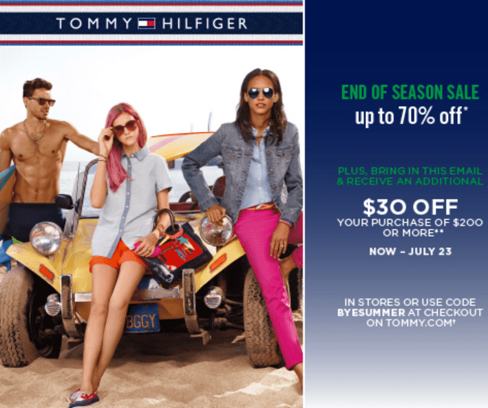 Tommy Hilfiger Canada End Of Season Sale: Save Up to 70% OFF + Coupon ...