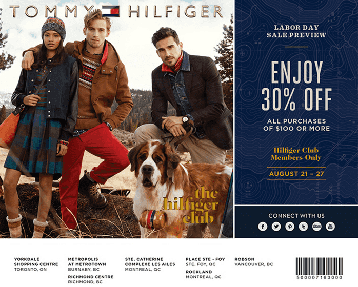 Coupon tommy shop hilfiger canada