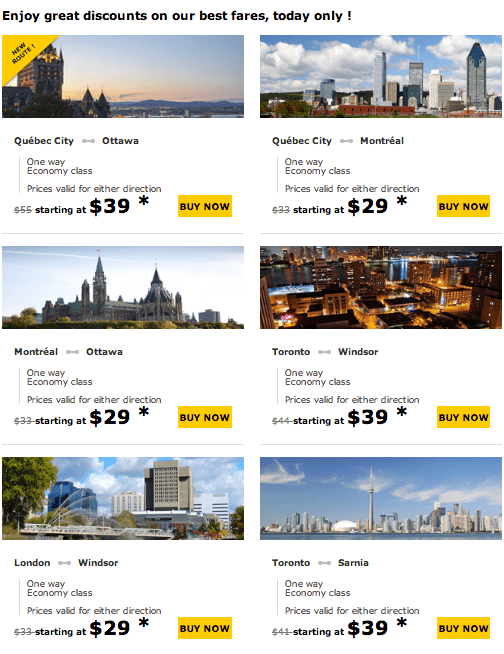 Via Rail Canada Discount Tuesday Offers Today August 19 Hot Canada