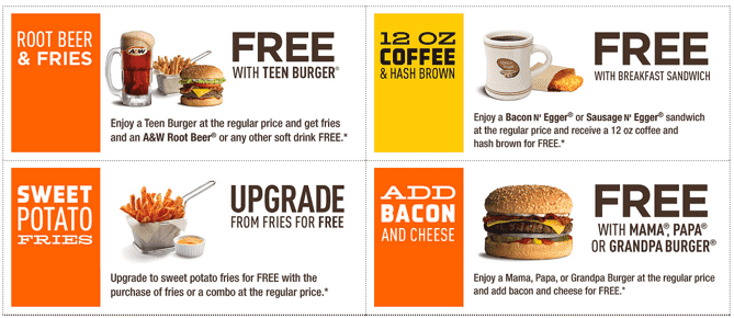 A&W Canada Printable Coupons: FREE Root Beer & Fries with ...