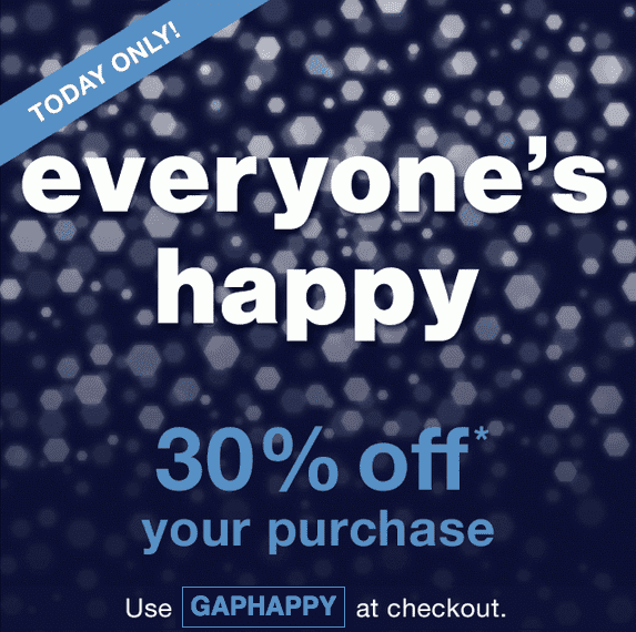 Gap Canada Today&#39;s Online Offers: Get 30% Off Your Purchase, With Promo Code & Up To 60% Winter ...