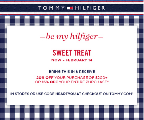 tommy in store coupons