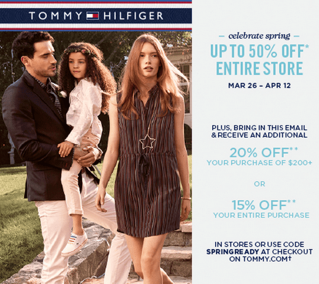 Tommy Hilfiger Canada Spring Coupons Sale: Save Up to 50% off Entire ...