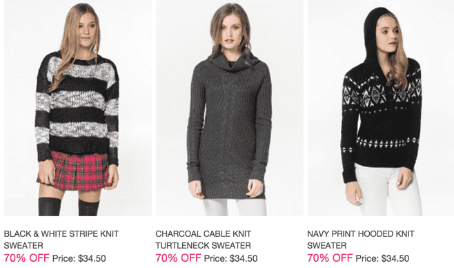 Ardene Canada Online Offers: FREE Shipping with No Minimum, 70% Off on ...