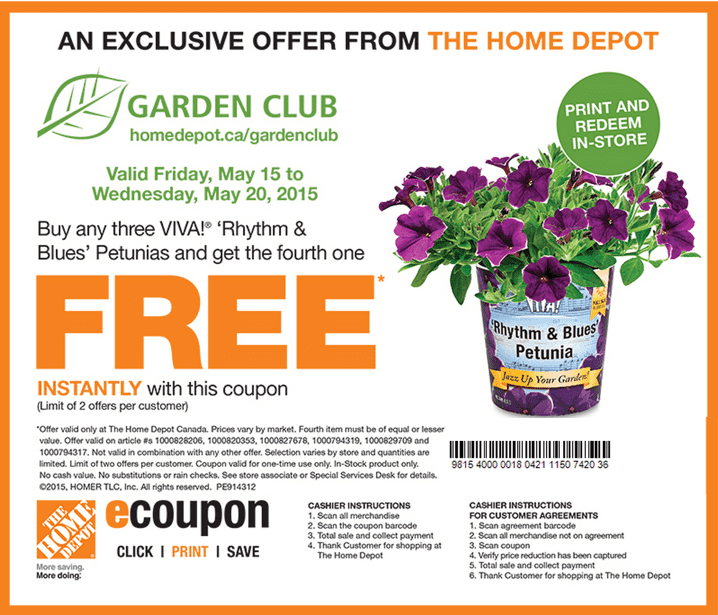 The Home Depot Canada Garden Club Printable Coupons Buy Any 3