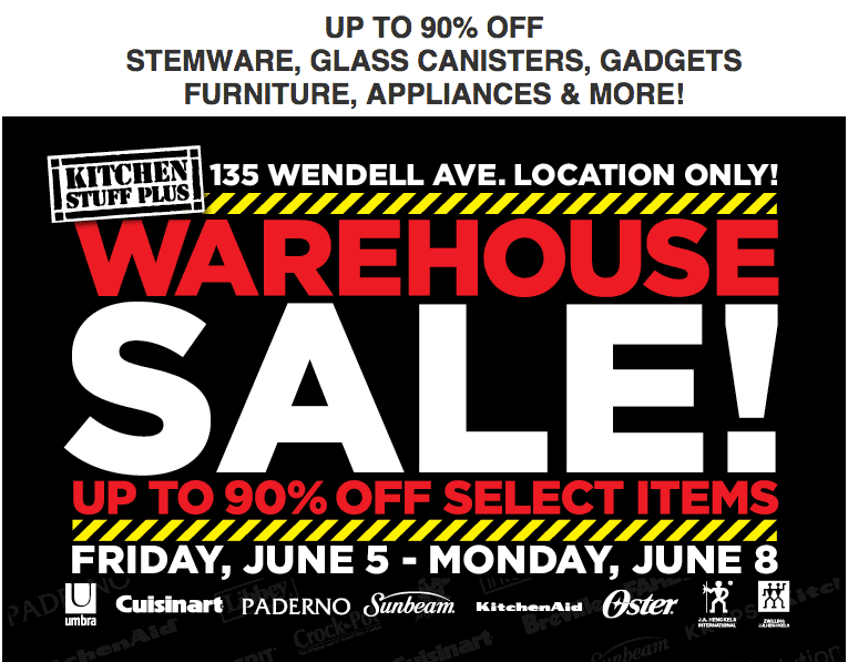 Kitchen Stuff Plus Canada Warehouse Sale Get Up To 90 Off Selected