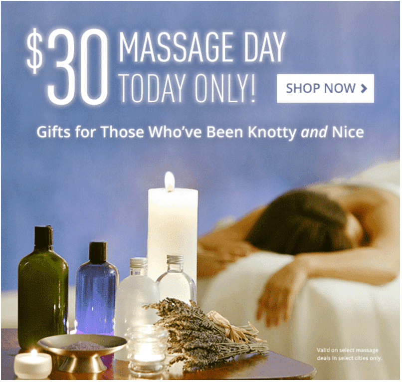 Groupon Canada Massage Day Offers Save An Extra 30 On Massage Today Hot Canada Deals Hot