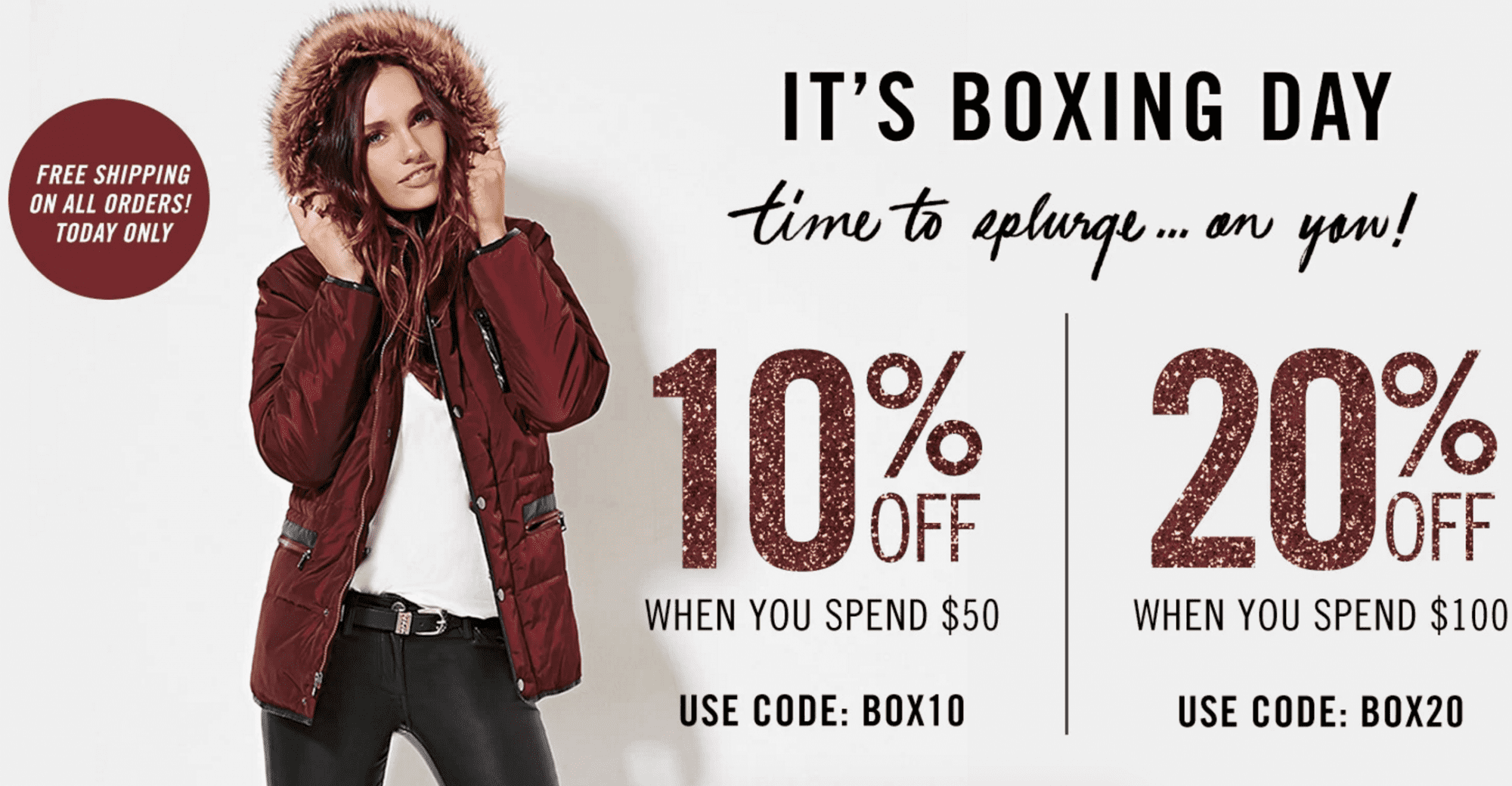 Forever 21 Canada Boxing Day Sale FREE Shipping on All Orders + Save