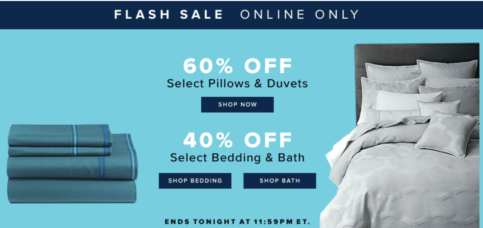 Hudson's Bay Canada Flash Sale Save 60 Off Select Pillows & Duvets