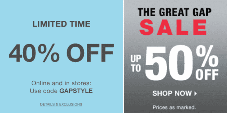 gap canada sale online