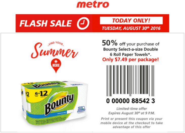 Metro Canada Coupon