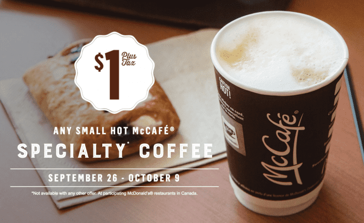 McDonald’s Canada Any Small McCafe