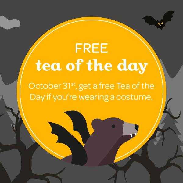 DAVIDsTEA FREE Tea Halloween Offer at Smartcanucks.ca