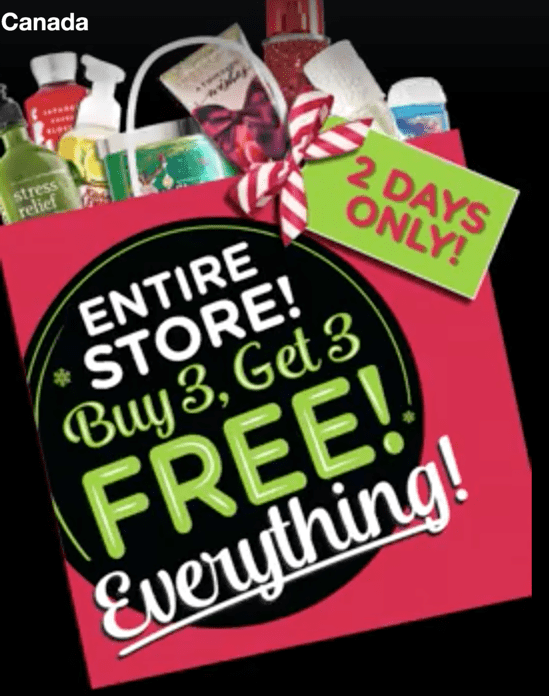 Bath & Body Works Canada Black Friday