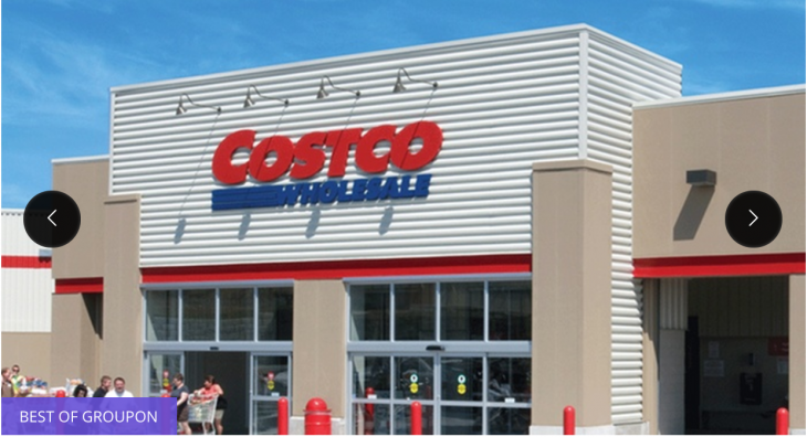 costco groupon membership deal