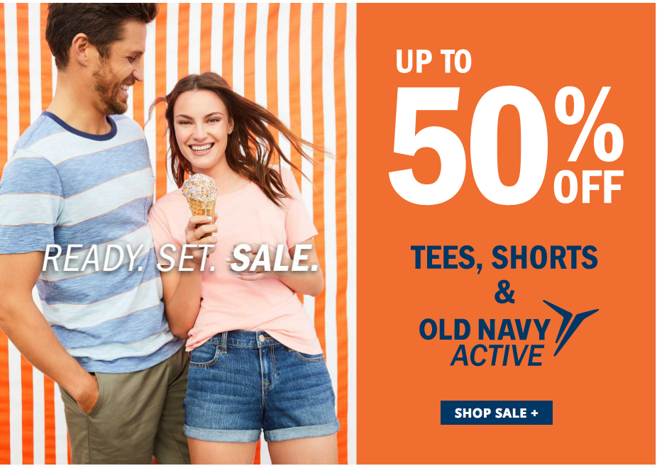 Old Navy Canada Offers Save 50 Off Select Tees, Shorts & Old Navy