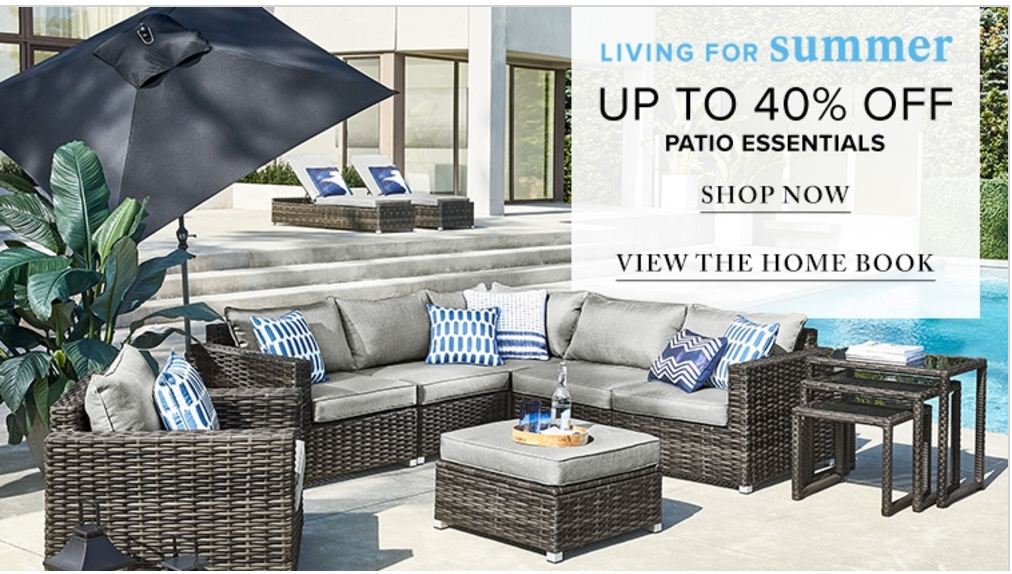 Hudson's Bay Canada May Long Weekend Sale Save 40 off Patio