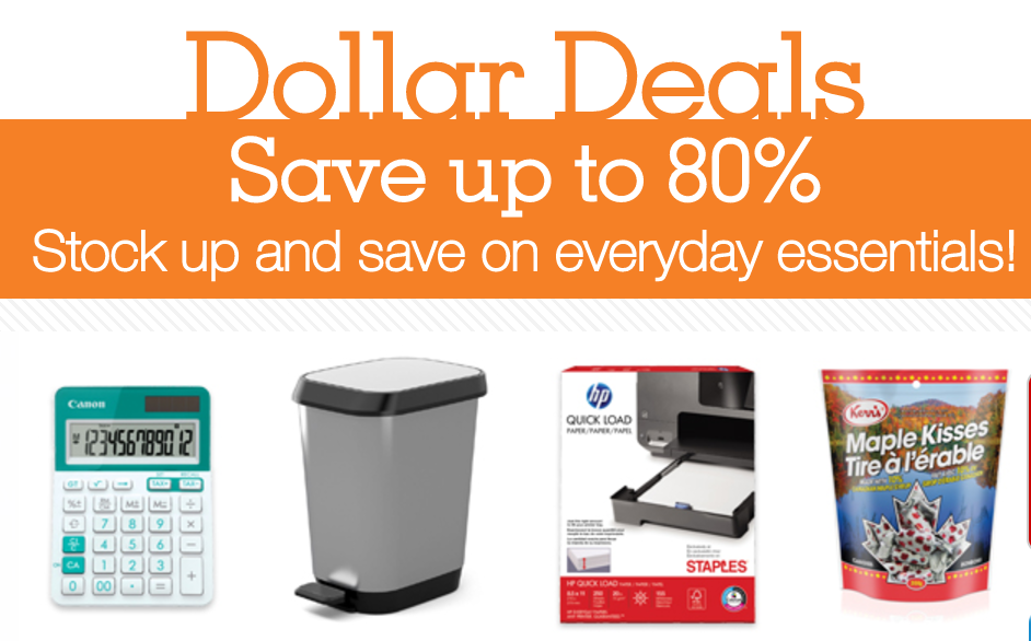Staples Canada Dollar Deals Save Up to 80 Off on Everyday Essentials