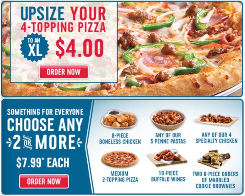 Domino's Pizza Canada Offers: Large 4 Toppings Pizza for $11.99 & More ...