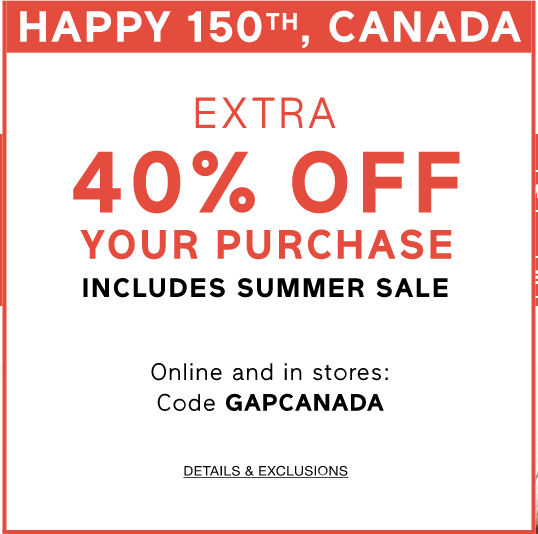 gap birthday promo code